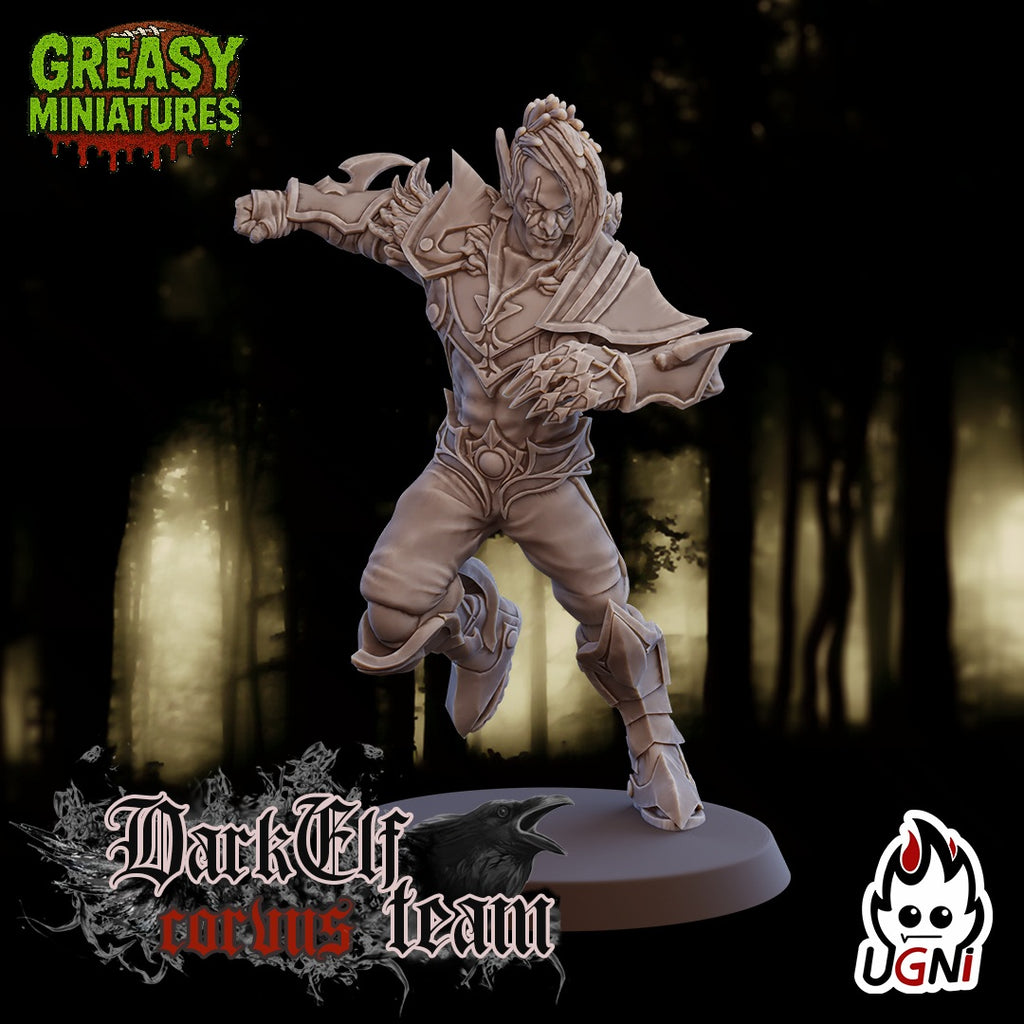 Corvus Team - Dark Elf - Fantasy Football - Ugni Miniatures
