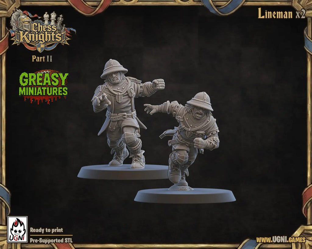 Chess Knights - Fantasy Football Team - By Ugni Miniatures