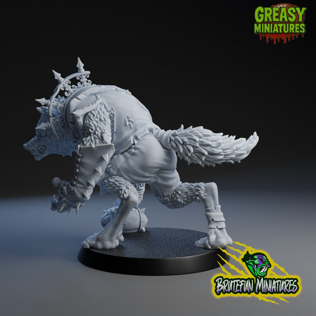 Fantasy Football Werewolf Famous Player - BruteFun Miniatures