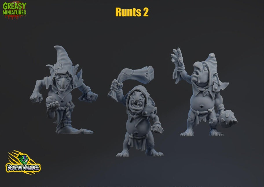 Snottingham Skwurtz - Goblin Runts Team - Brutefun Miniatures - Fantasy Football