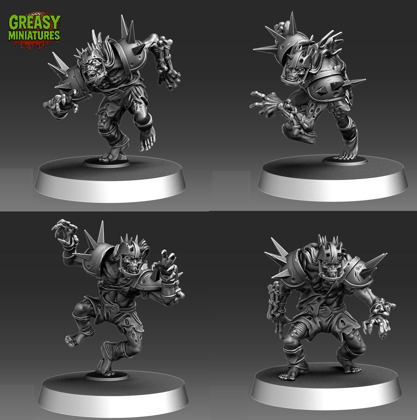 Undead - Flesh Eater - Fantasy Football Team By Realm of Paths