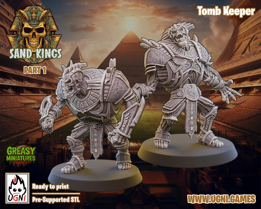 Sand Kings - Full Team - Tabletop Wargaming - by UGNI Miniatures
