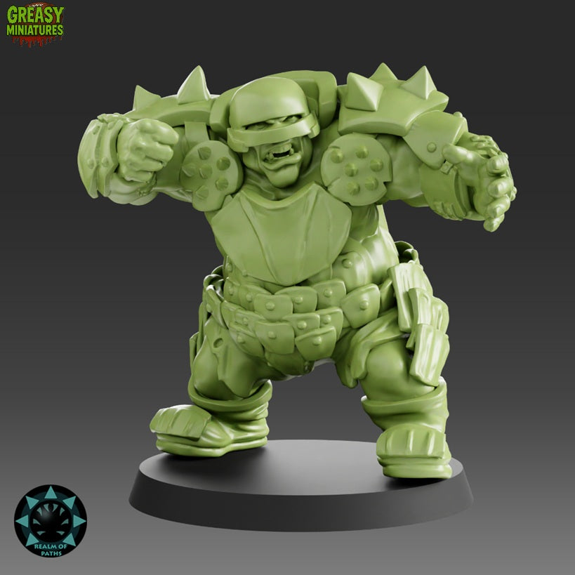 The Iron Plate - Ogre Fantasy Football Team - Realm Of Paths