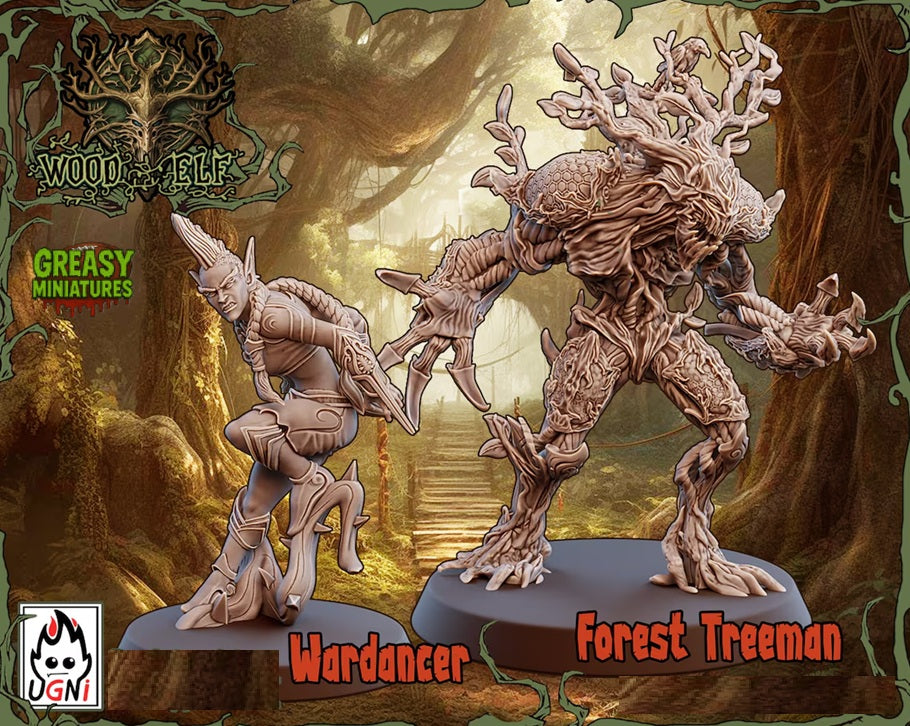 Tree Dryad - Wood Elves - Tabletop Wargaming Team - UGNI Miniatures