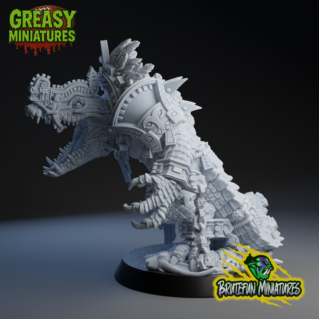Crocodile Famous player/Big Guy - Fantasy Football - Brutefun Miniatures
