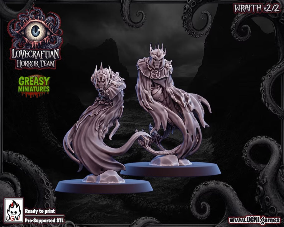 Lovecraftian - Horror Undead - Tabletop Wargaming Team - Ugni Miniatures