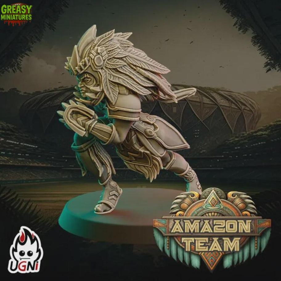 Huntresses Aztec - Amazon - Tabletop Wargaming Team - Ugni Miniatures - Resin Miniature