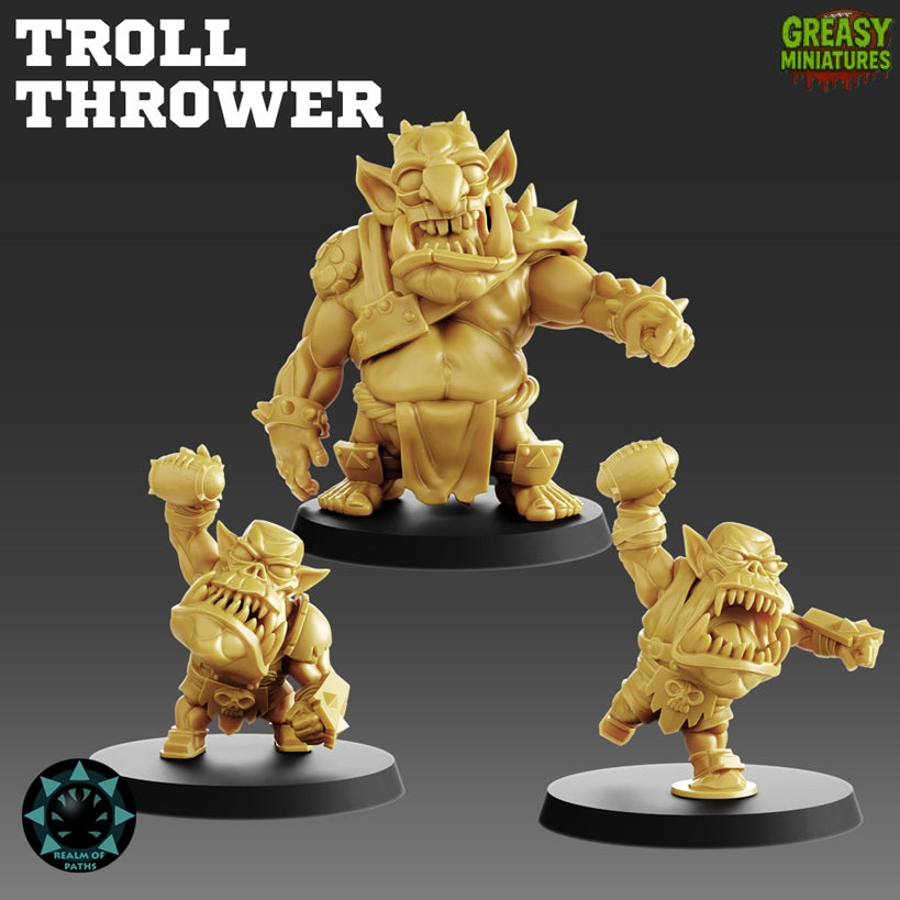 Chibi - Orc - Iron Crushers - Wargaming and Tabletop Gaming - Proxy - Miniatures by Realm of Paths