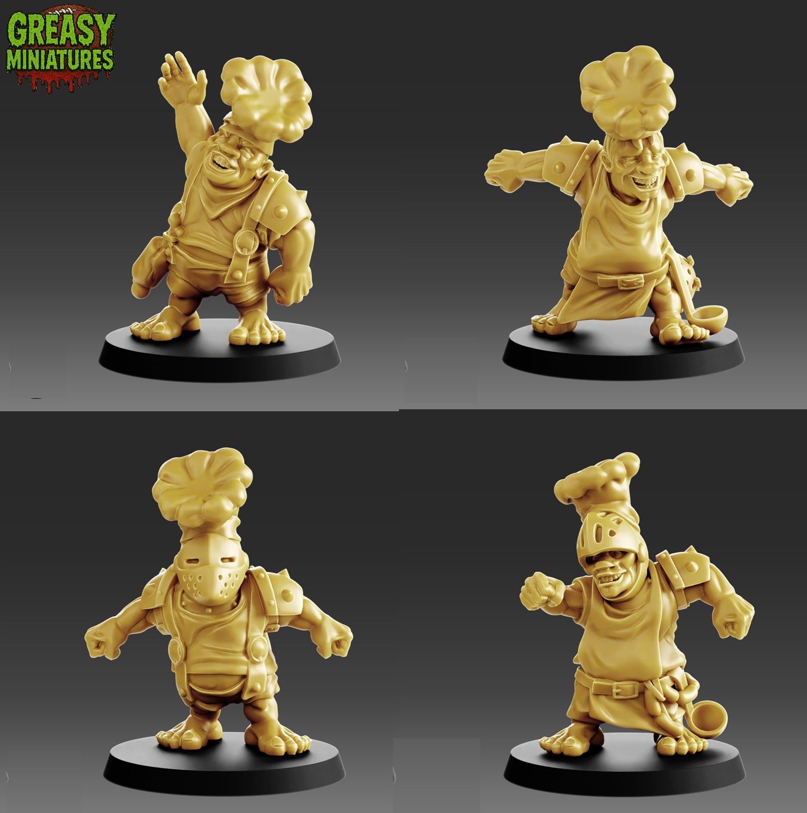 Kitchen Knights - Halfling Team - Fantasy Football - By Realm of Paths