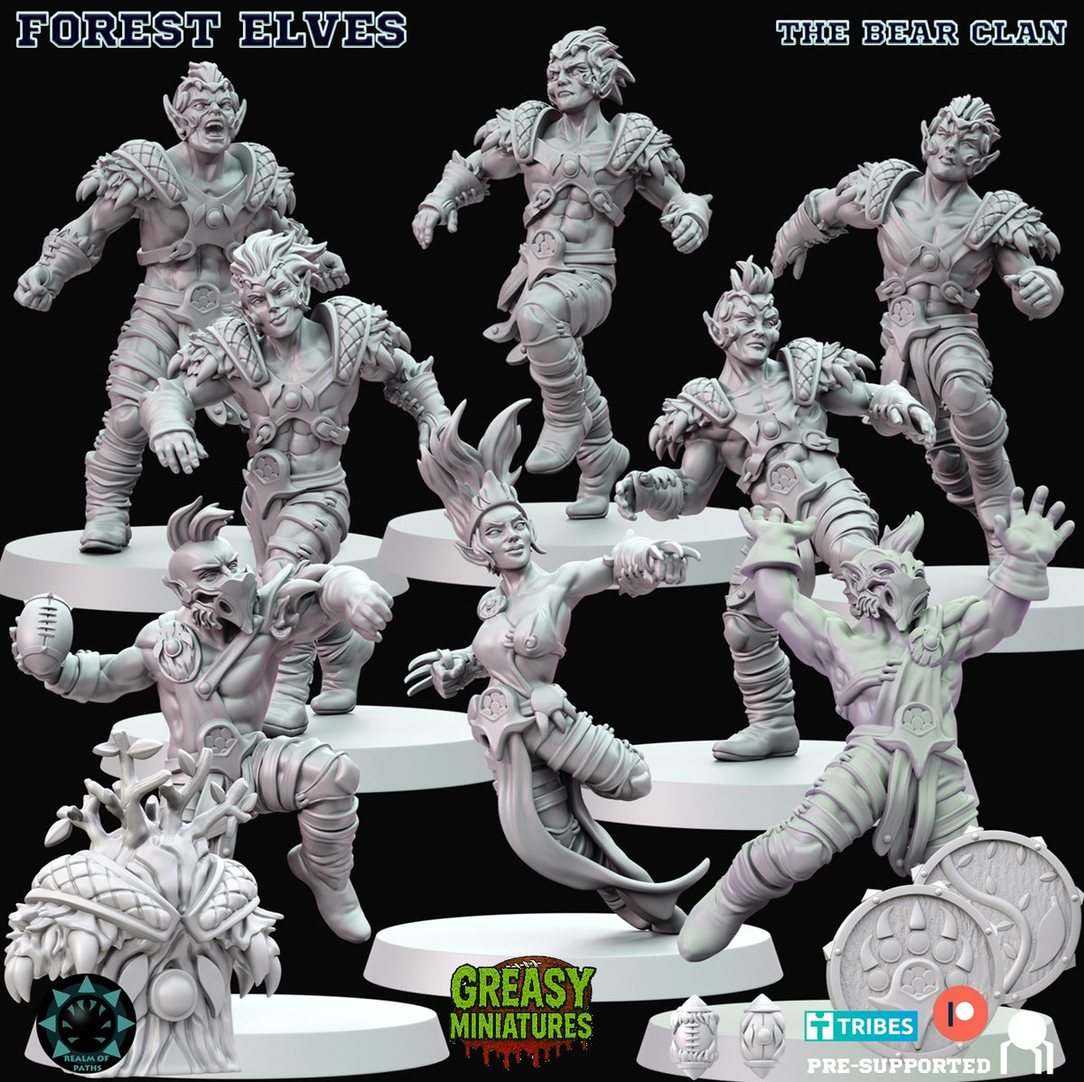 Forest Elf - Fantasy Football Team - By Realm Of Paths
