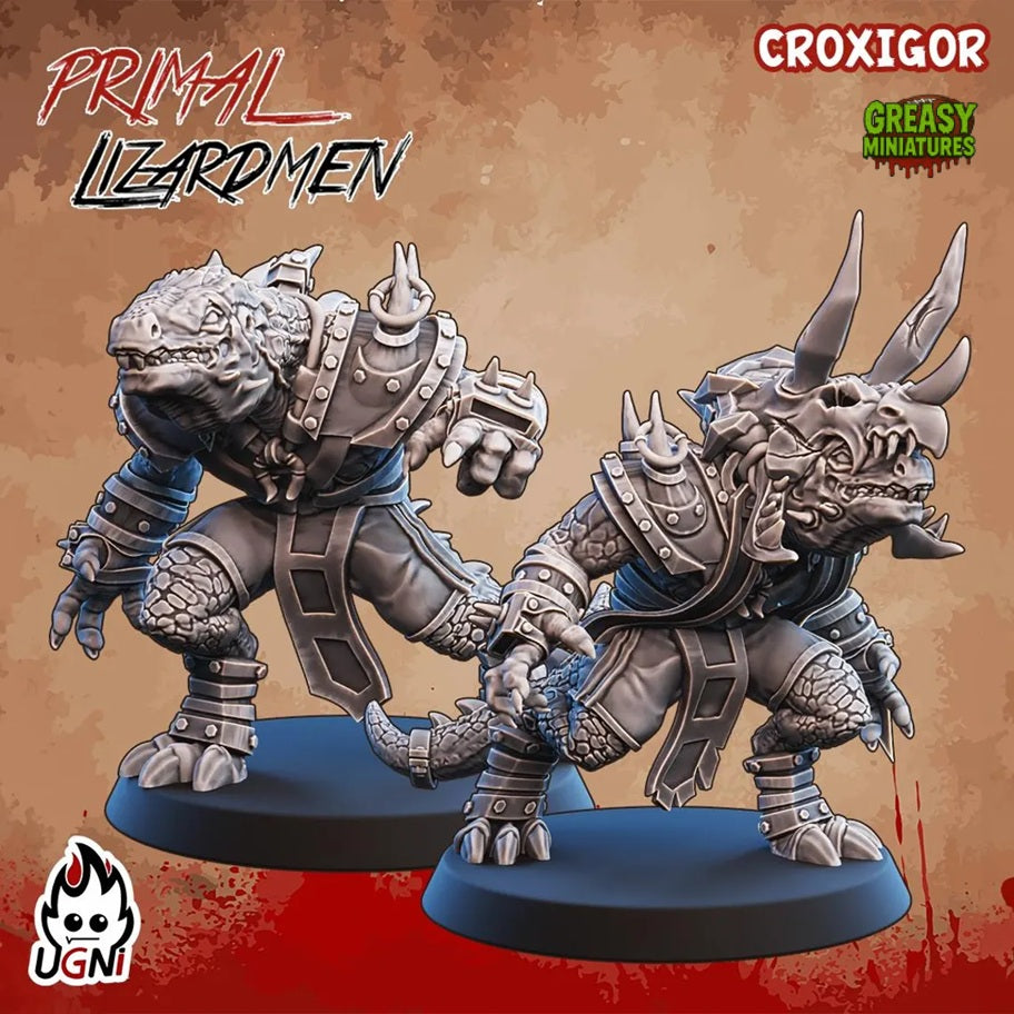 Lizard Team - Primal - Tabletop Wargaming Team - UGNI Miniatures