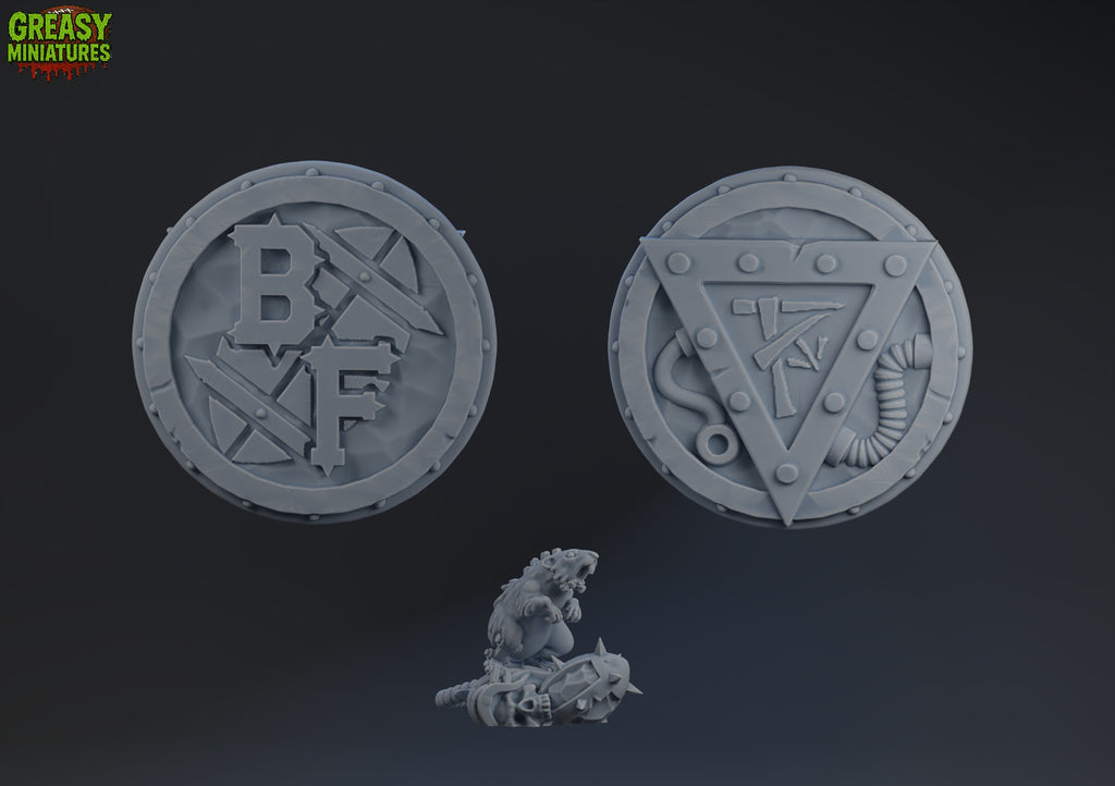 RattusCyborginous - Rat Men Team- Steampunk - Fantasy Football - Brutefun Miniatures