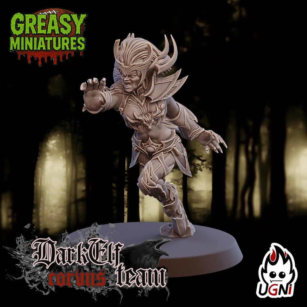 Corvus Team - Dark Elf - Fantasy Football - Ugni Miniatures