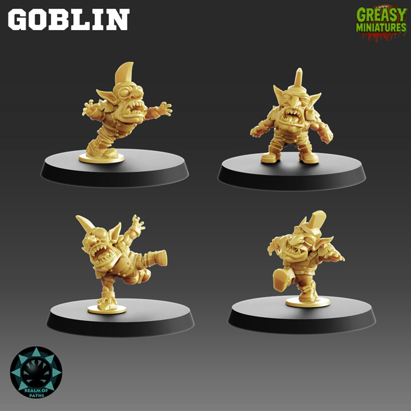 Chibi - Orc - Iron Crushers - Wargaming and Tabletop Gaming - Proxy - Miniatures by Realm of Paths