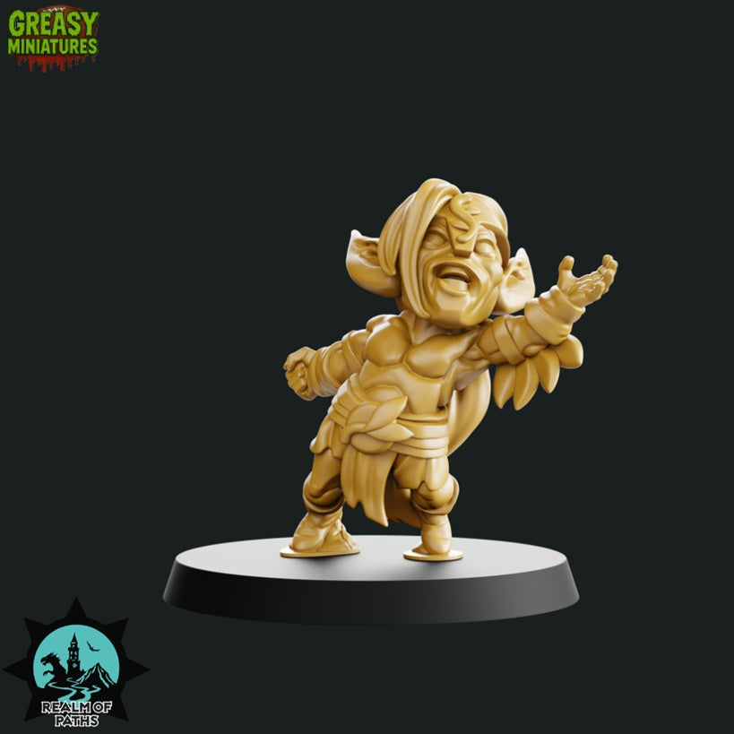 Chibi - Forest Wood Elves - Tabletop Wargaming Team - By Realm of Paths