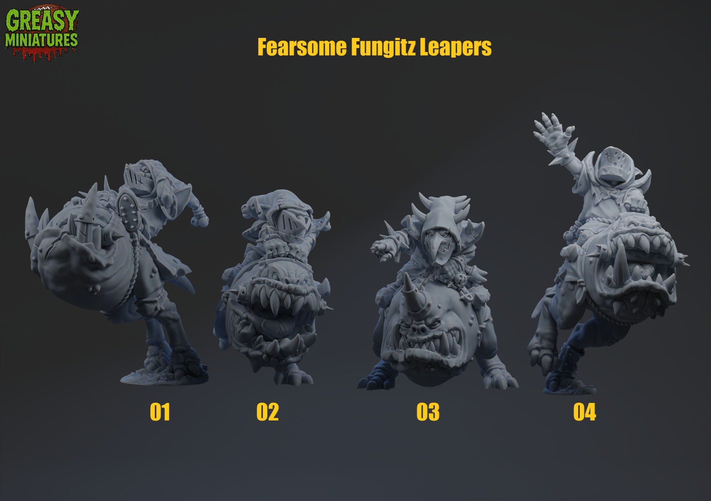 Fearsome Fungitz Goblins - Fantasy Football - Brutefun Miniatures