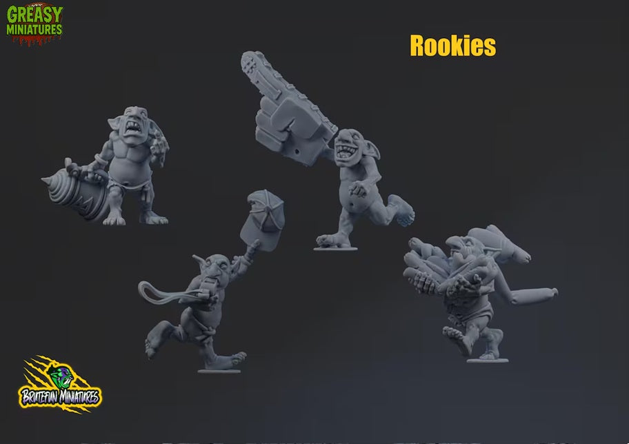 Snottingham Skwurtz - Goblin Runts Team - Brutefun Miniatures - Fantasy Football