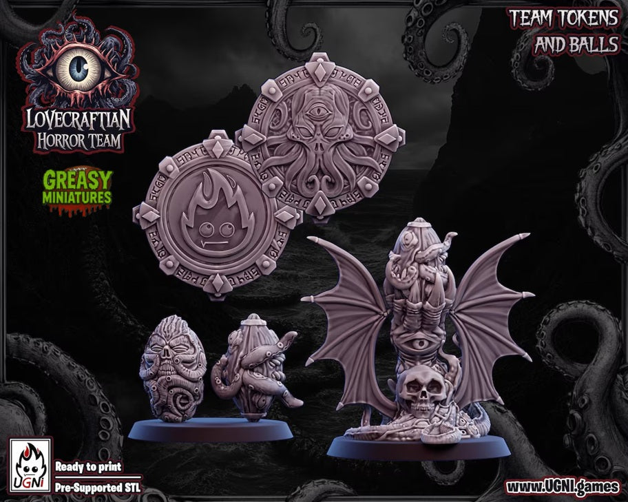 Lovecraftian - Horror Undead - Tabletop Wargaming Team - Ugni Miniatures