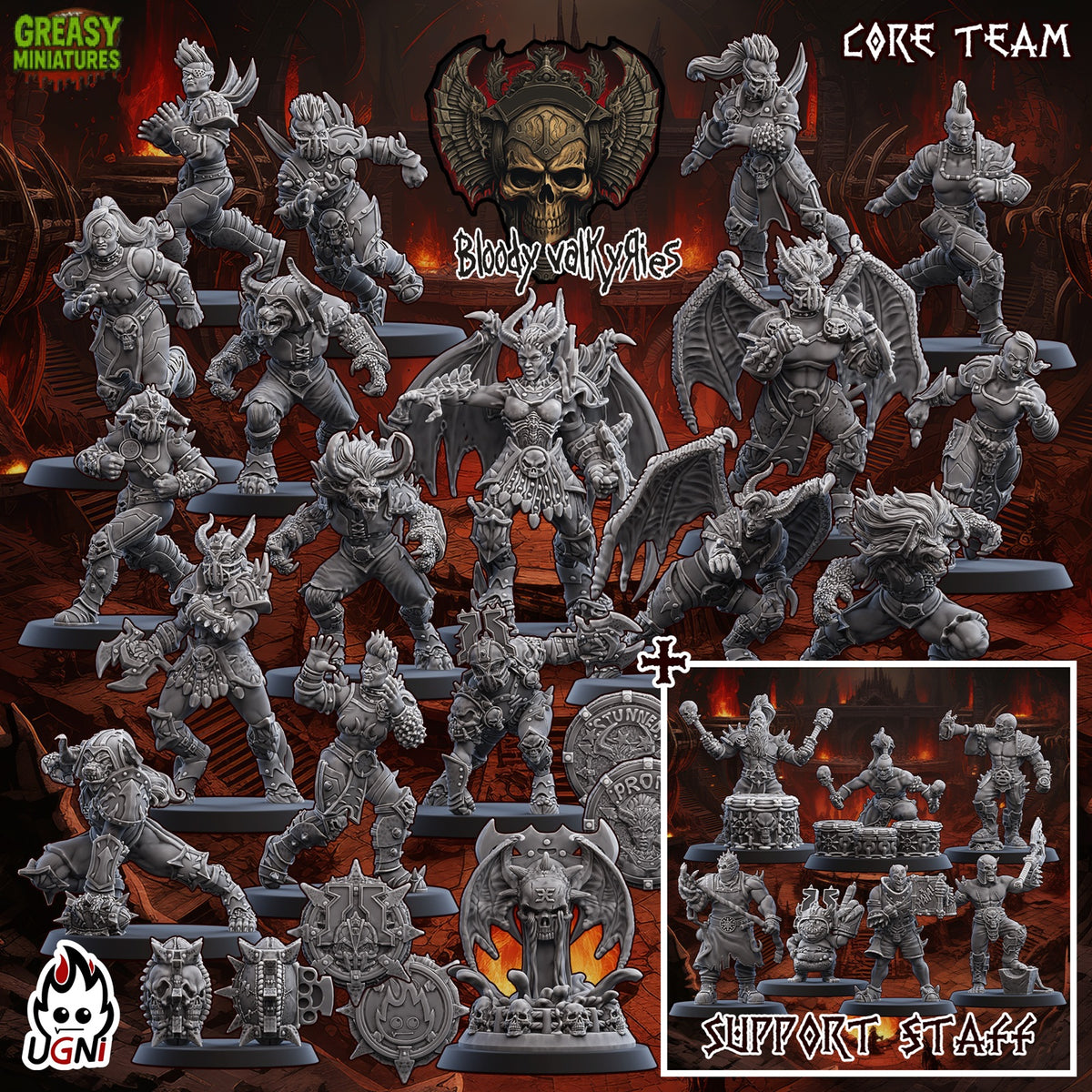 Bloody Valkyrie - Tabletop Wargaming Team - Ugni Miniatures