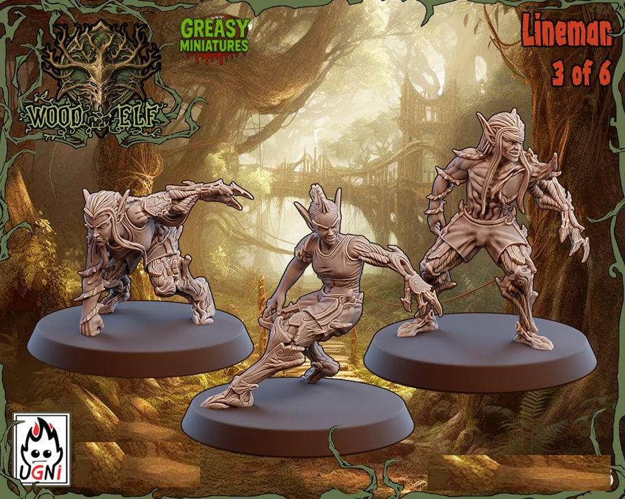 Tree Dryad - Wood Elves - Tabletop Wargaming Team - UGNI Miniatures