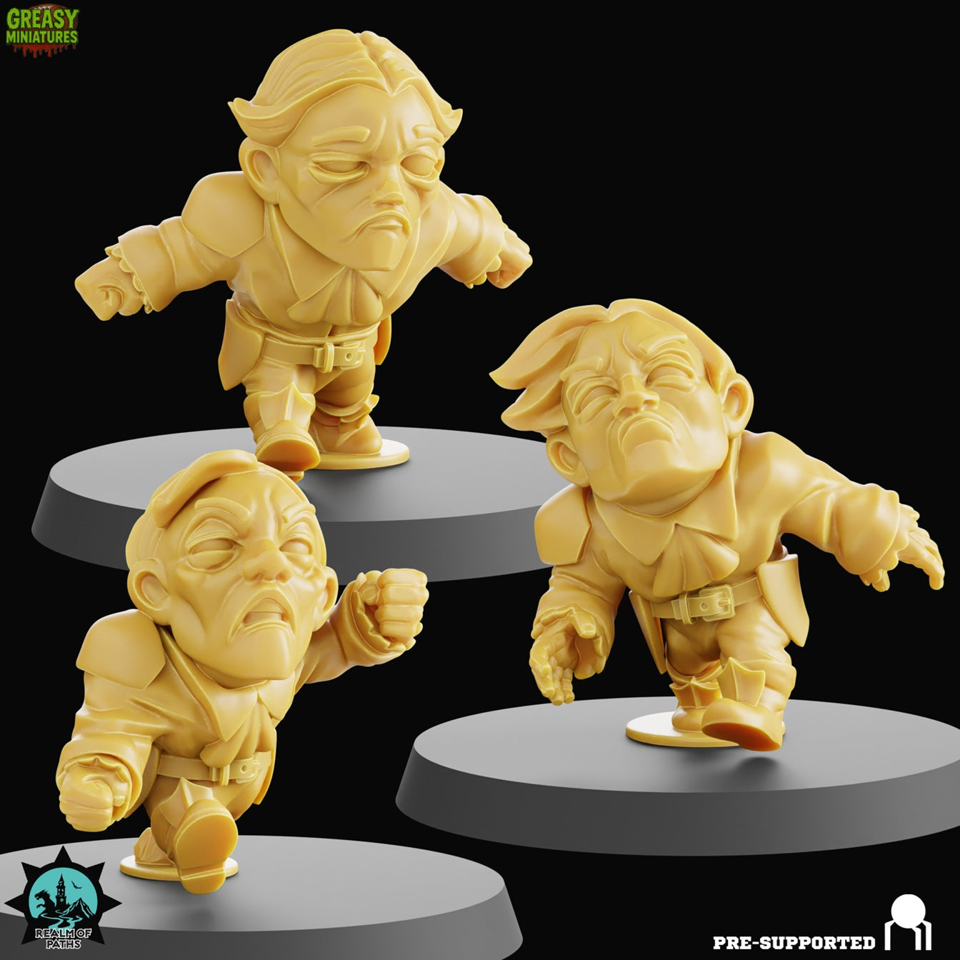 Chibi - Vampire - Tabletop Wargaming Team - Blood Drop - Miniatures by Realm Of Paths