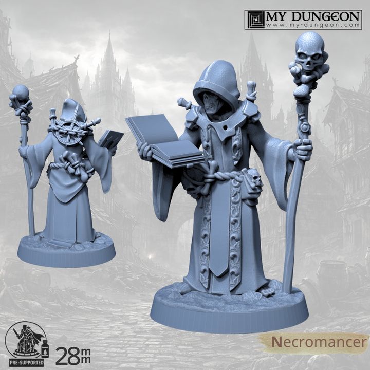 Necromancer – Staff and Grimoire - My Dungeon