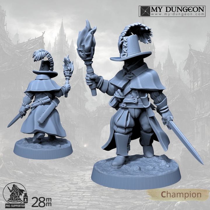 Champion - Sword & Torch - My Dungeon