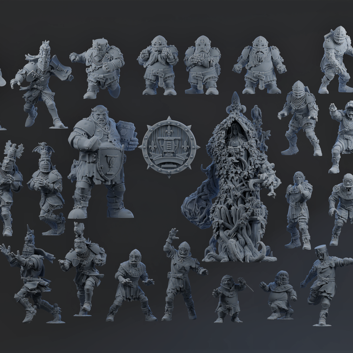 Chivalric Knights - Brutefun Miniatures - Fantasy Football Team - Wargaming