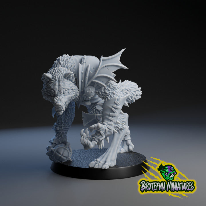 Fantasy Football Werewolf Famous Player - BruteFun Miniatures