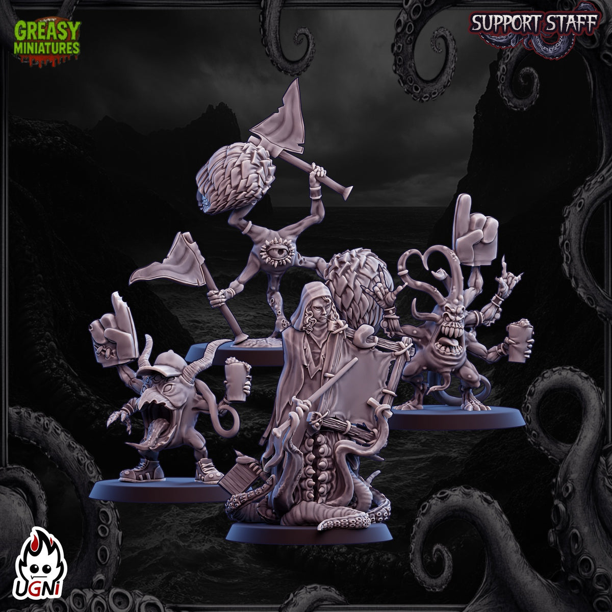 Lovecraftian - Horror Undead - Tabletop Wargaming Team - Ugni Miniatures