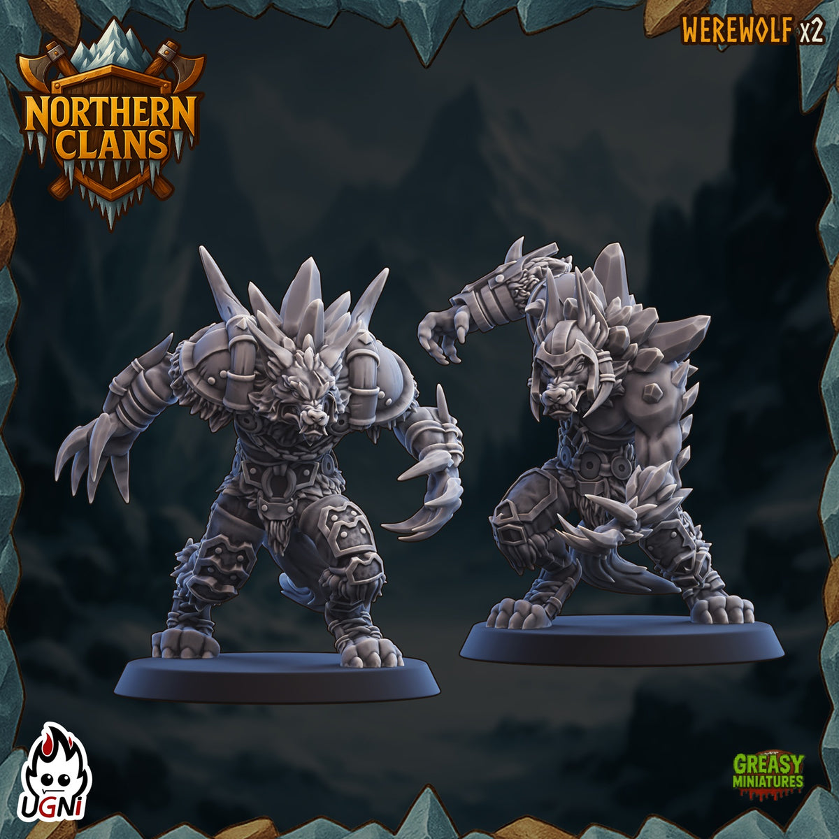Northern Clans - Norsemen - Tabletop Wargaming Team By UGNI Miniatures