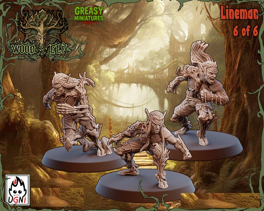 Tree Dryad - Wood Elves - Tabletop Wargaming Team - UGNI Miniatures