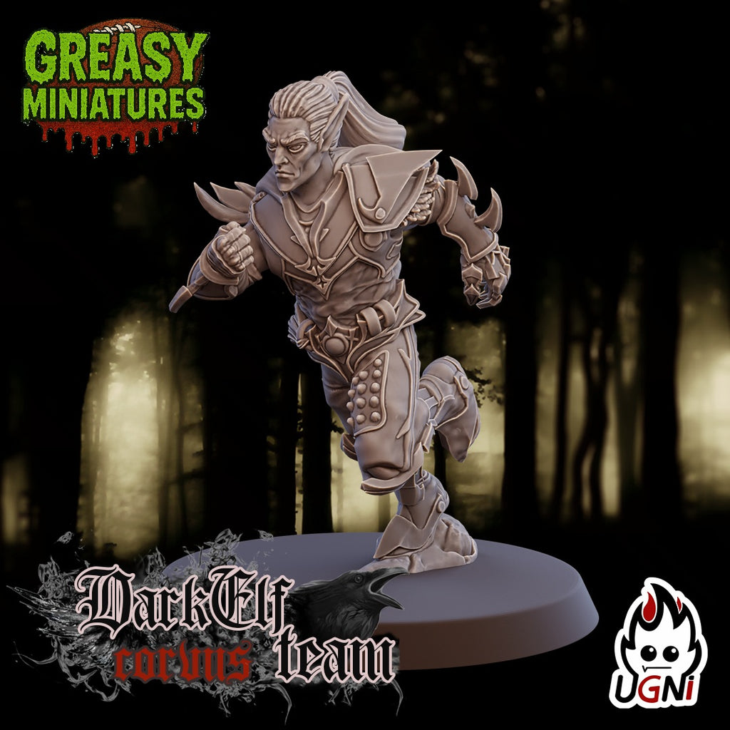 Corvus Team - Dark Elf - Fantasy Football - Ugni Miniatures
