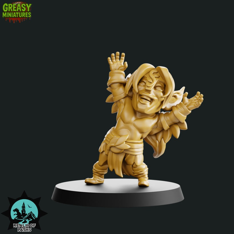 Chibi - Forest Wood Elves - Tabletop Wargaming Team - By Realm of Paths
