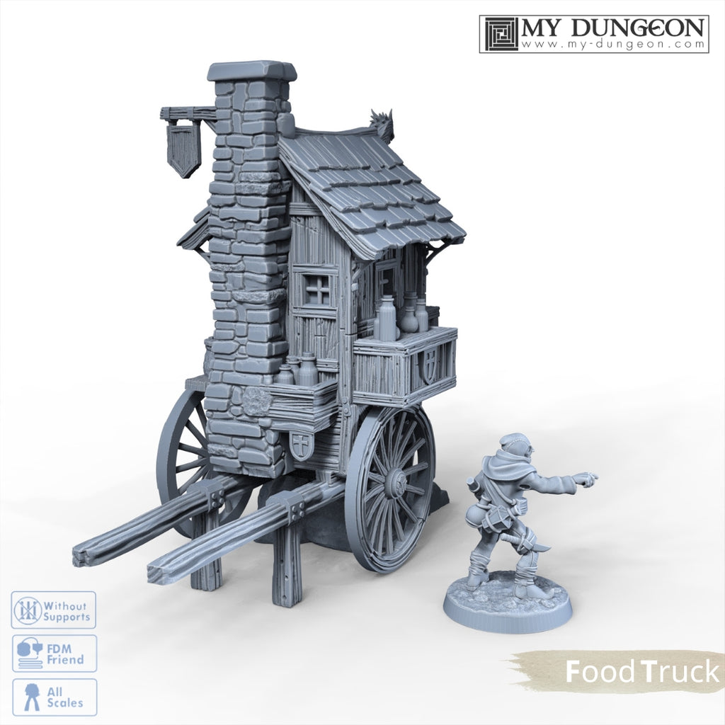 Medieval Food Truck/Cart - My Dungeon