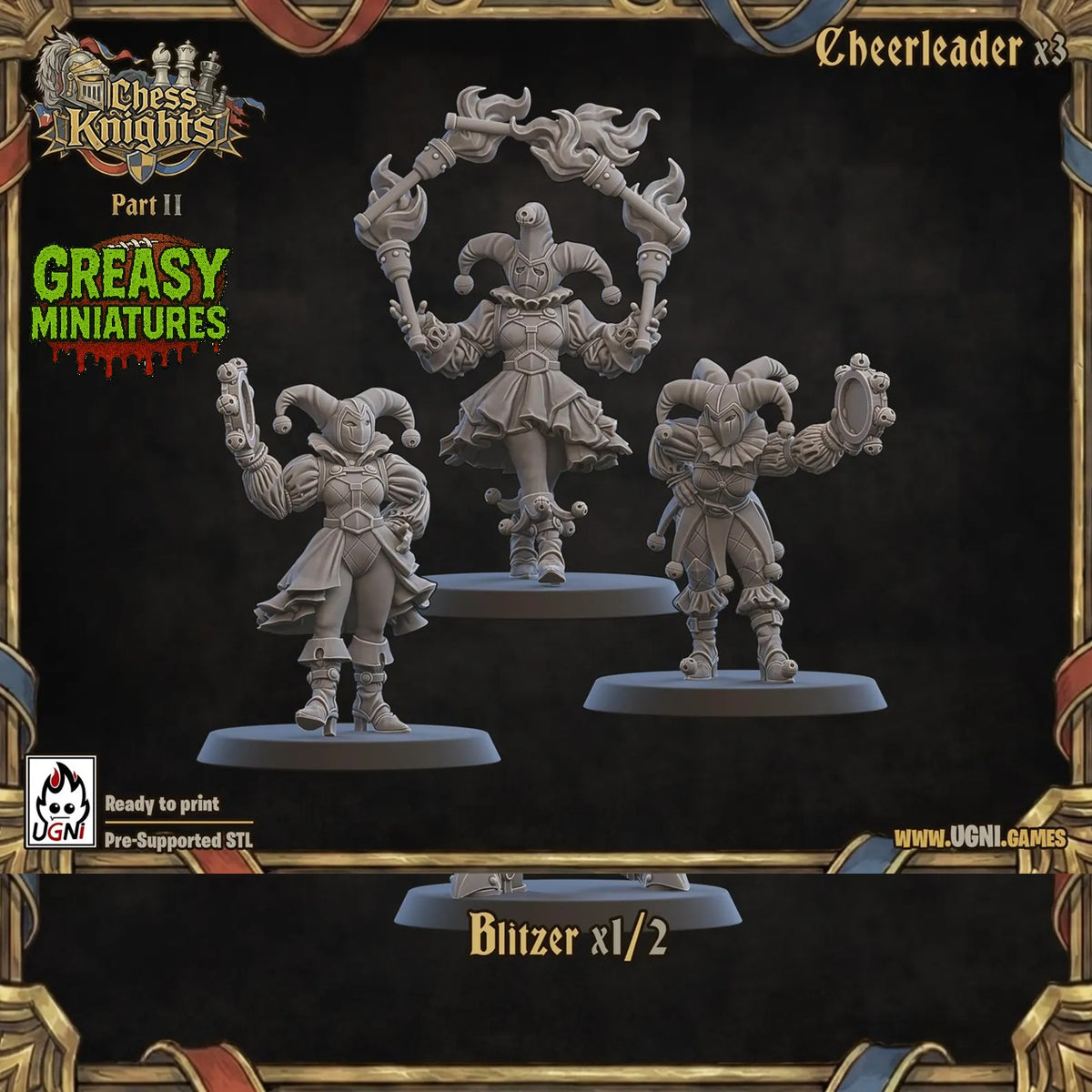 Chess Knights - Fantasy Football Team - By Ugni Miniatures