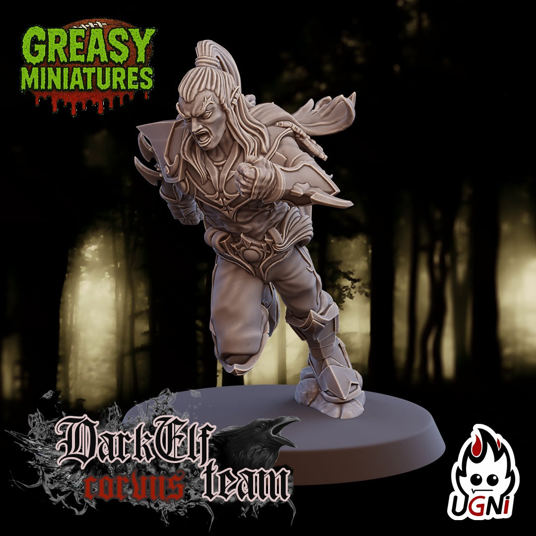 Corvus Team - Dark Elf - Fantasy Football - Ugni Miniatures