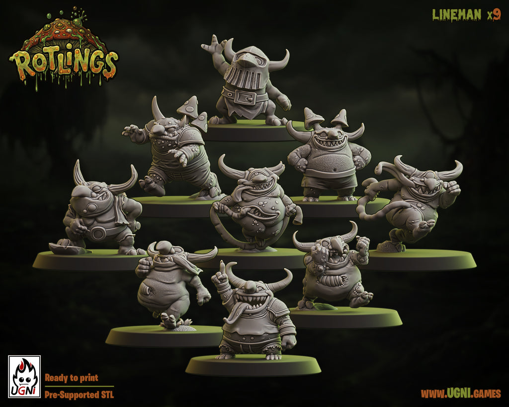 Rotlings Fantasy Football - Wargaming Tabletop Team - By Ugni Miniatures