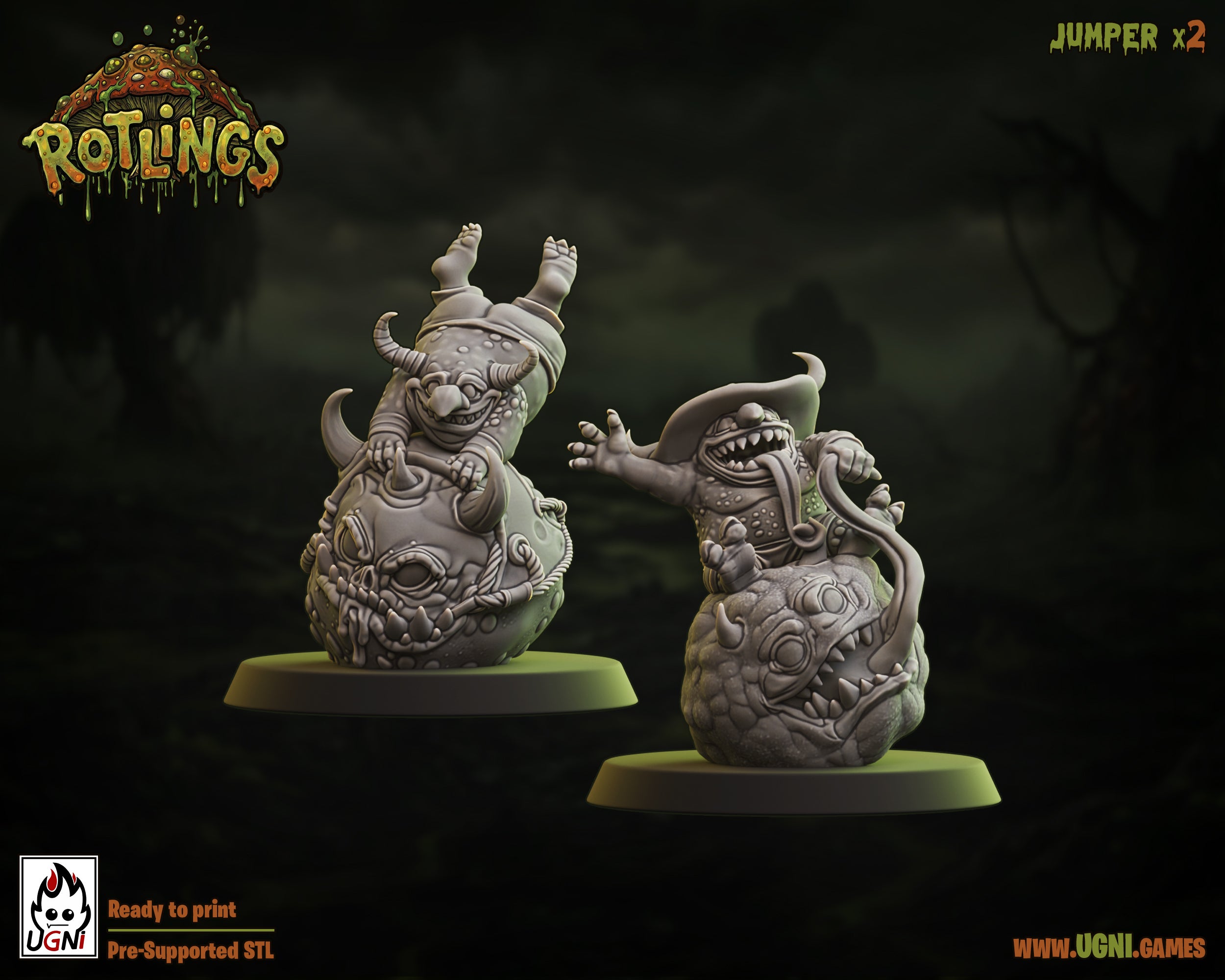 Rotlings Fantasy Football - Wargaming Tabletop Team - By Ugni Miniatures