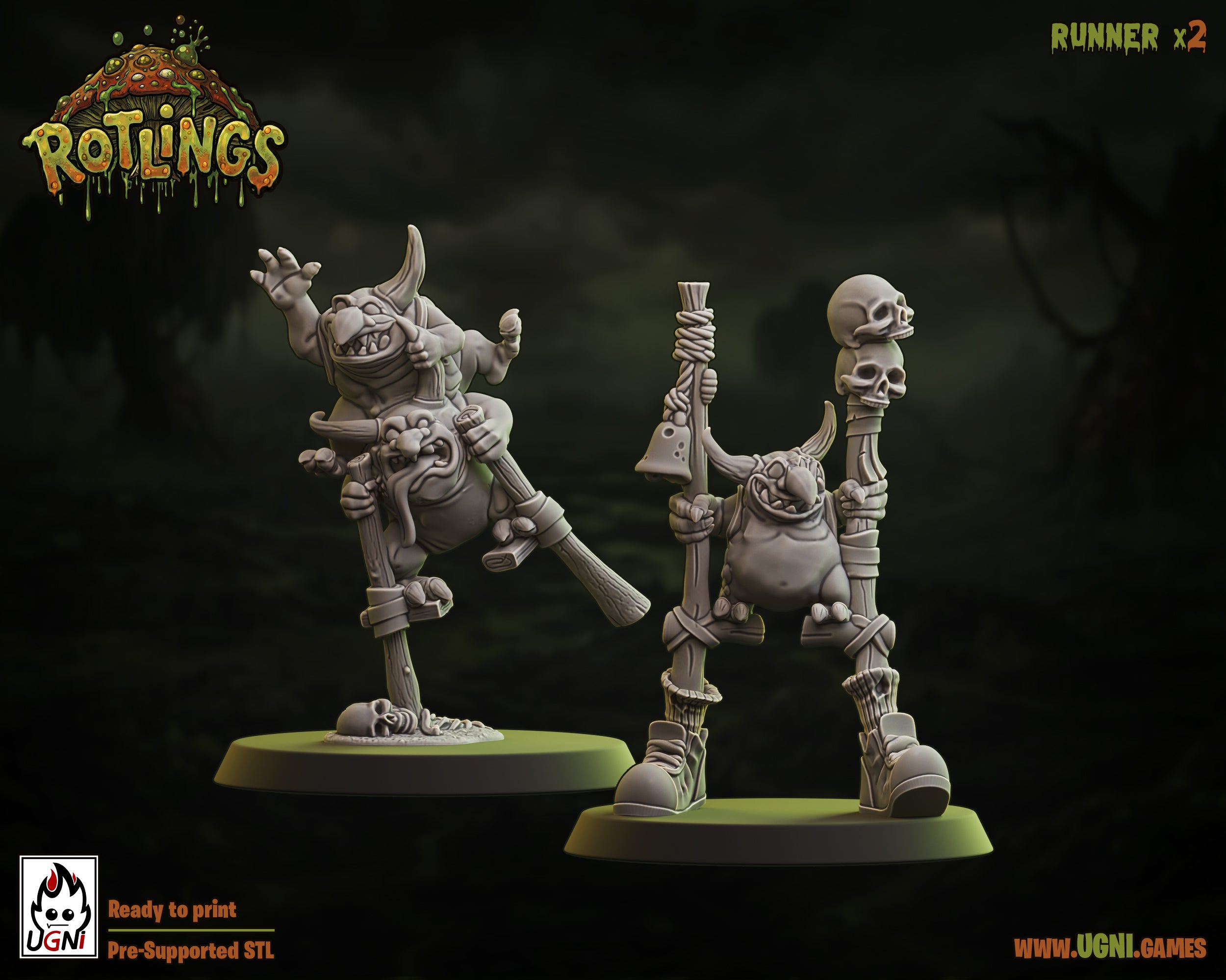 Rotlings Fantasy Football - Wargaming Tabletop Team - By Ugni Miniatures