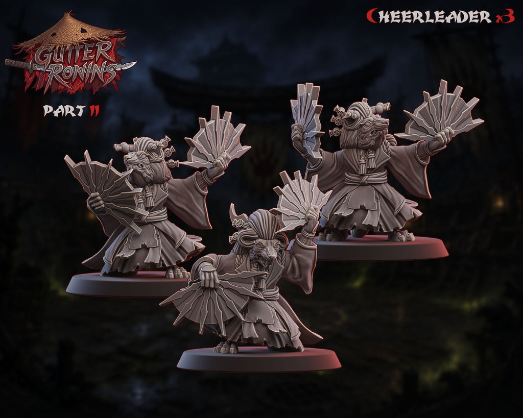 Gutter Ronins - Ratmen Team - Tabletop Wargaming Team - Ugni Miniatures