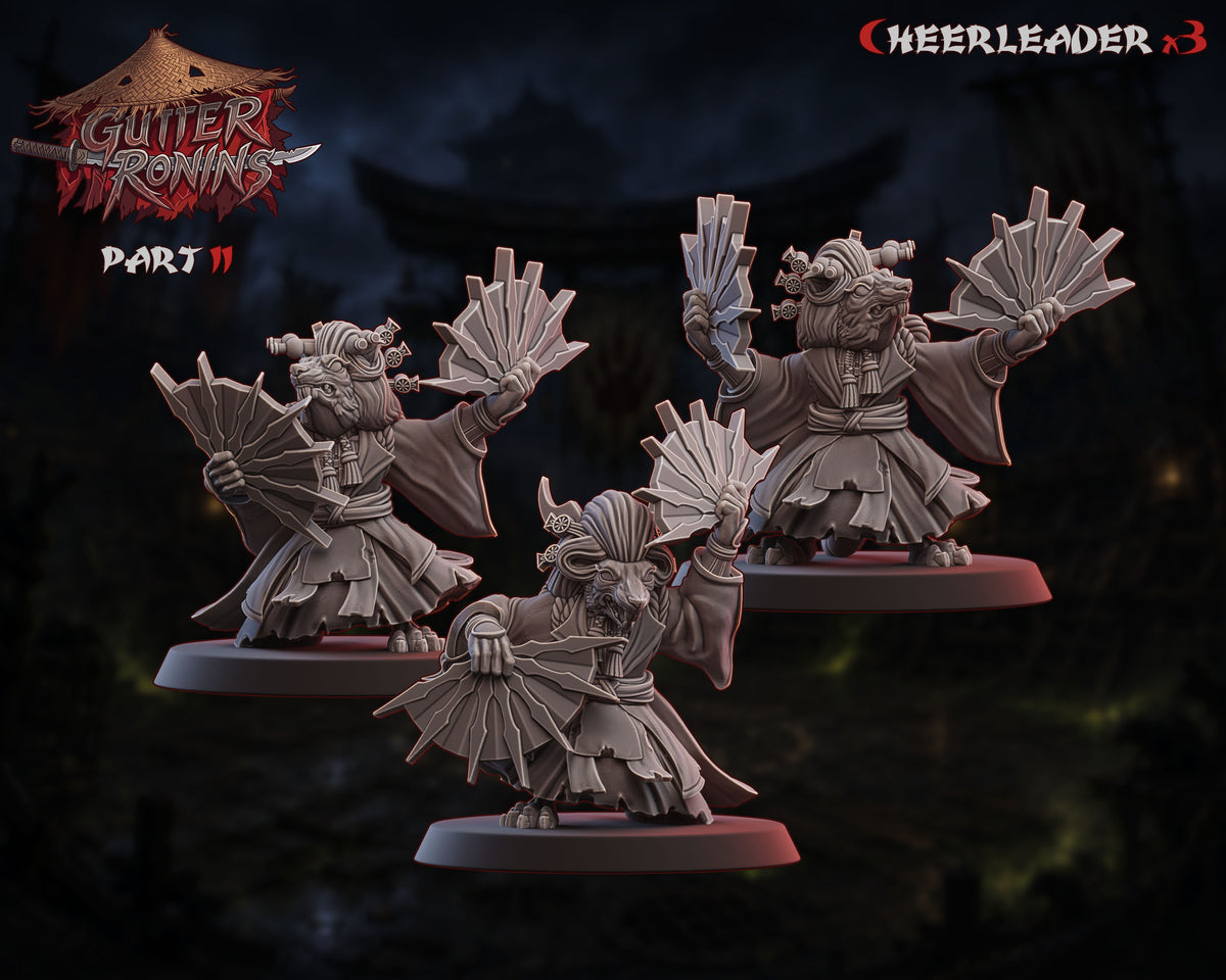 Gutter Ronins - Ratmen Team - Tabletop Wargaming Team - Ugni Miniatures