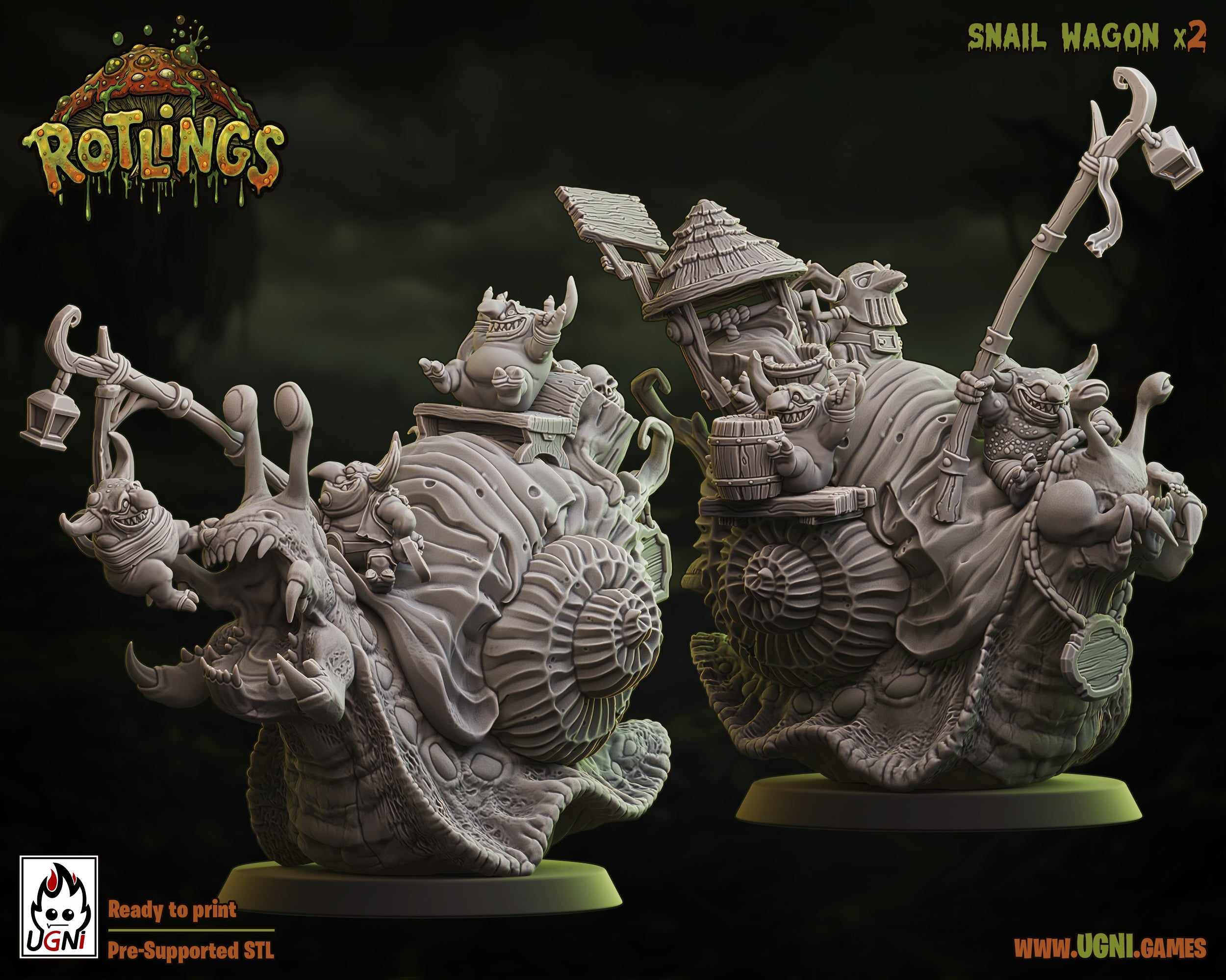 Rotlings Fantasy Football - Wargaming Tabletop Team - By Ugni Miniatures