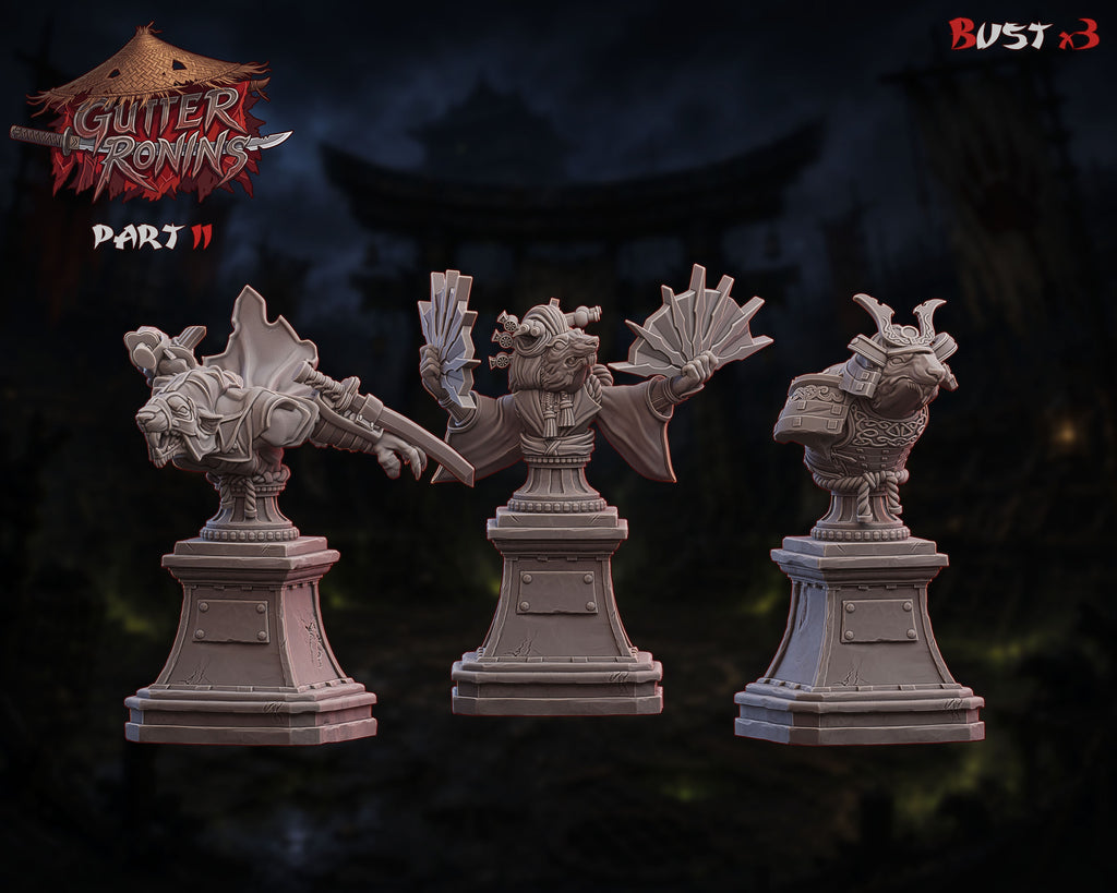 Gutter Ronins - Ratmen Team - Tabletop Wargaming Team - Ugni Miniatures