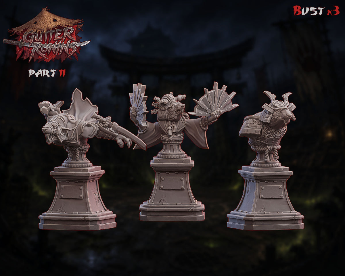 Gutter Ronins - Ratmen Team - Tabletop Wargaming Team - Ugni Miniatures
