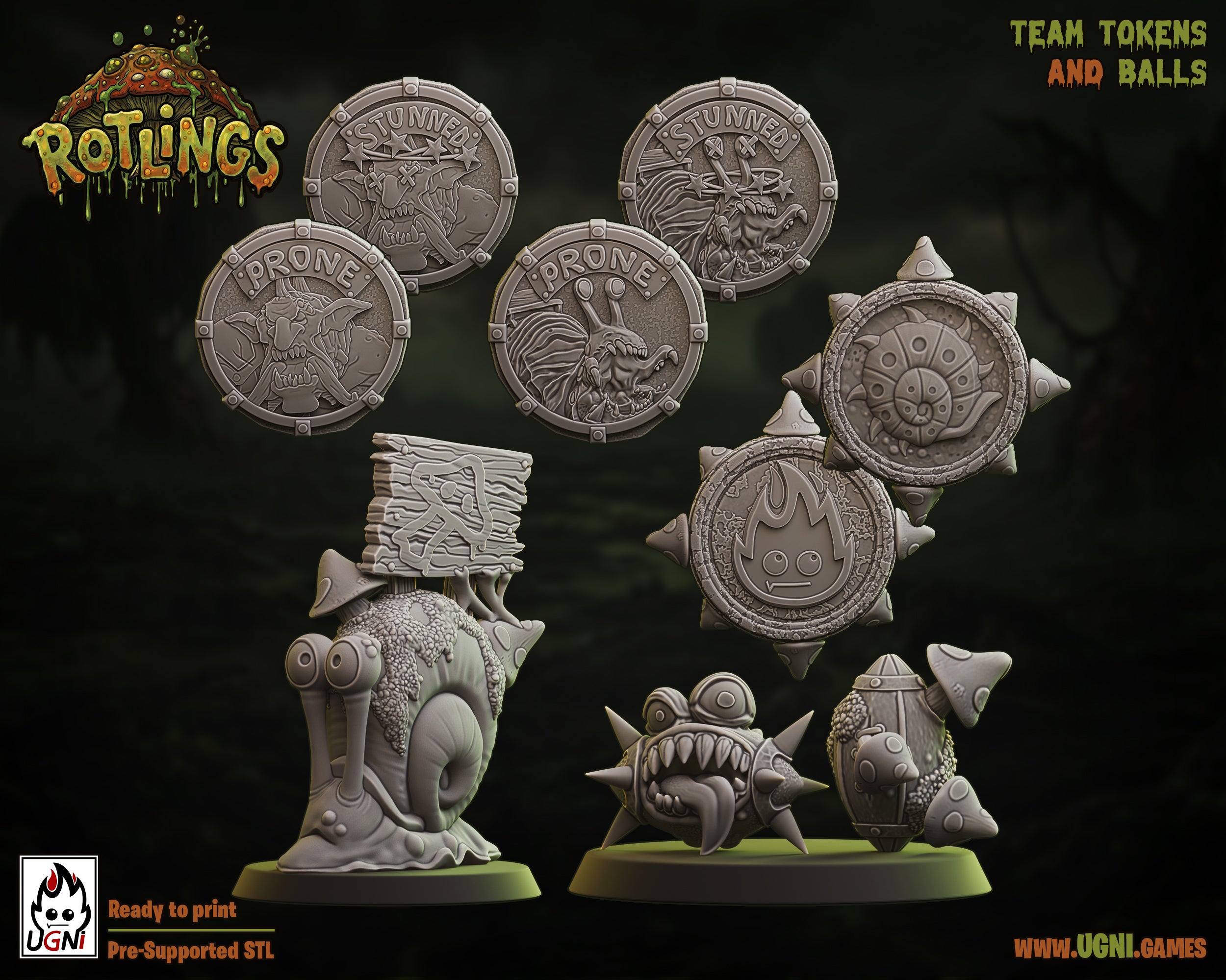 Rotlings Fantasy Football - Wargaming Tabletop Team - By Ugni Miniatures