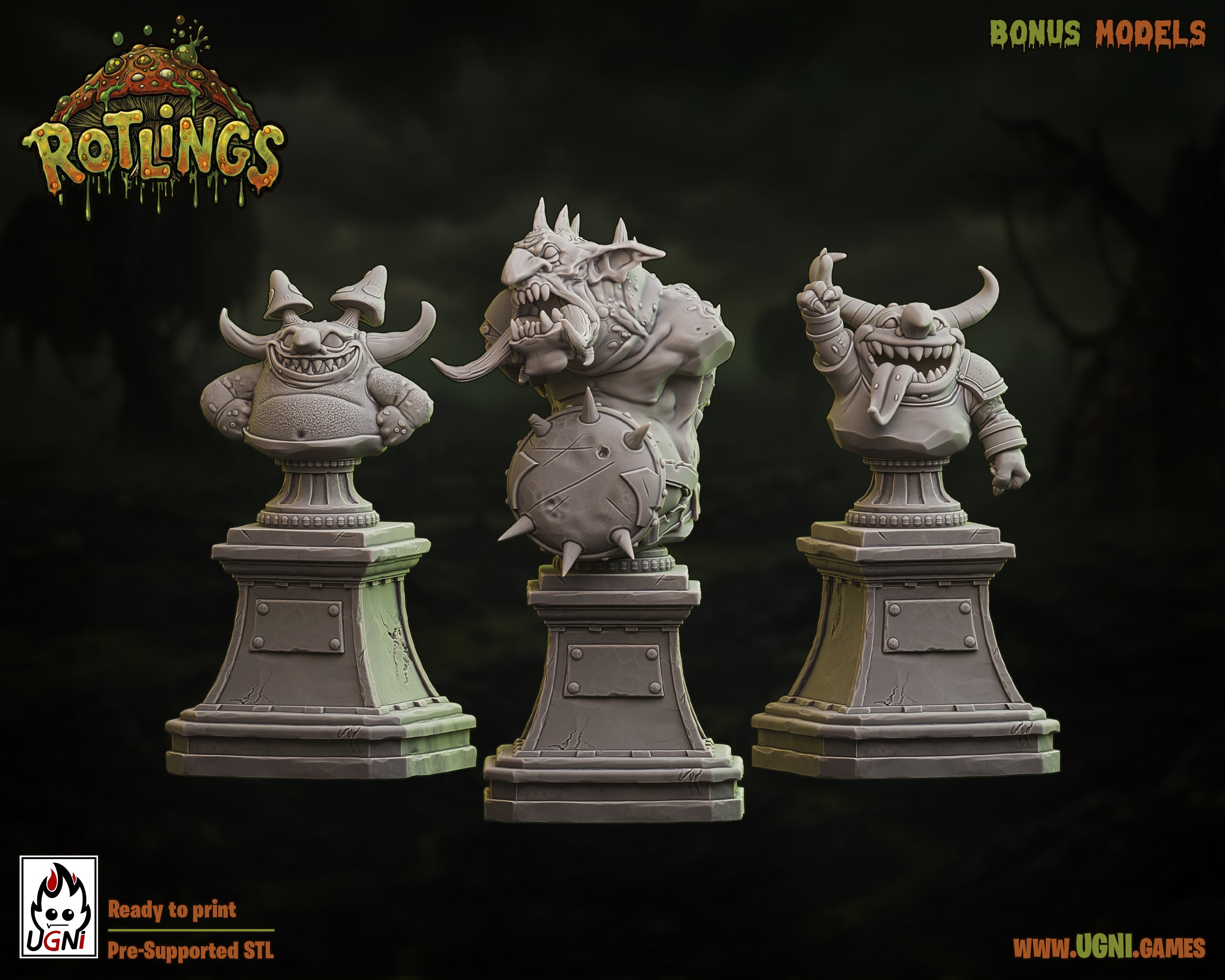 Rotlings Fantasy Football - Wargaming Tabletop Team - By Ugni Miniatures