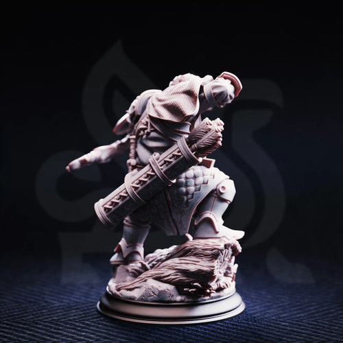 Achtum of the Meadow – Ranger of Renmaeth - Medium Tabletop Miniature By DM Stash
