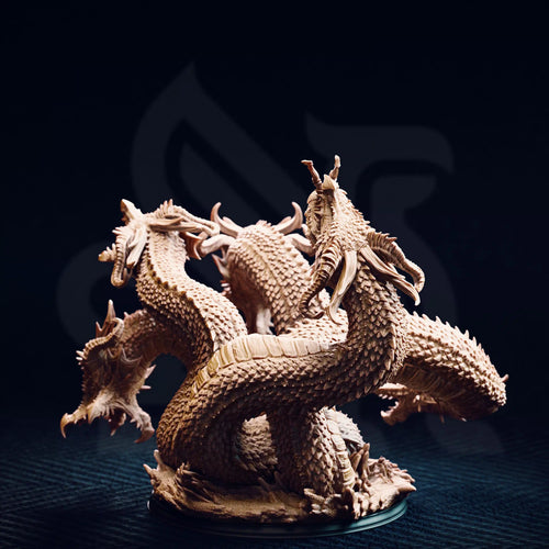 Algaira – Hydra of the Shifting Dunes - Huge Tabletop Miniature By DM Stash