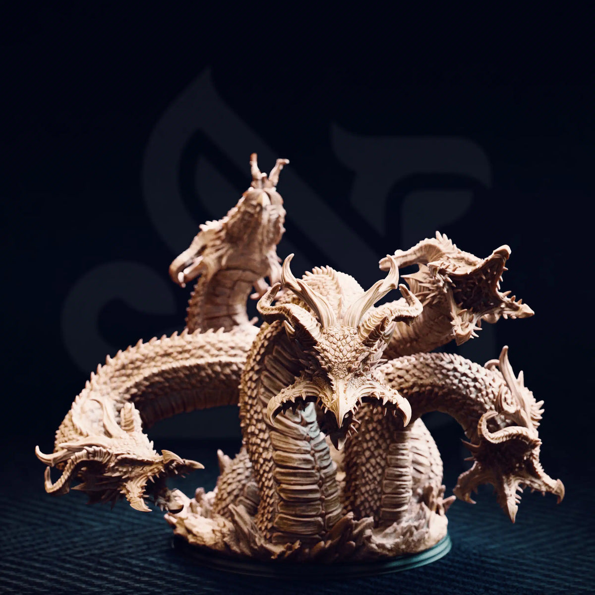 Algaira – Hydra of the Shifting Dunes - Huge Tabletop Miniature By DM Stash